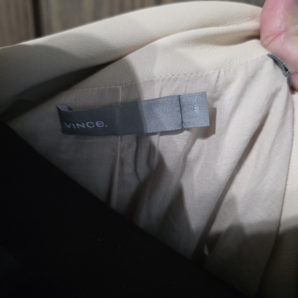 Vince Lamb Leather Jacket - Picture 4 of 5